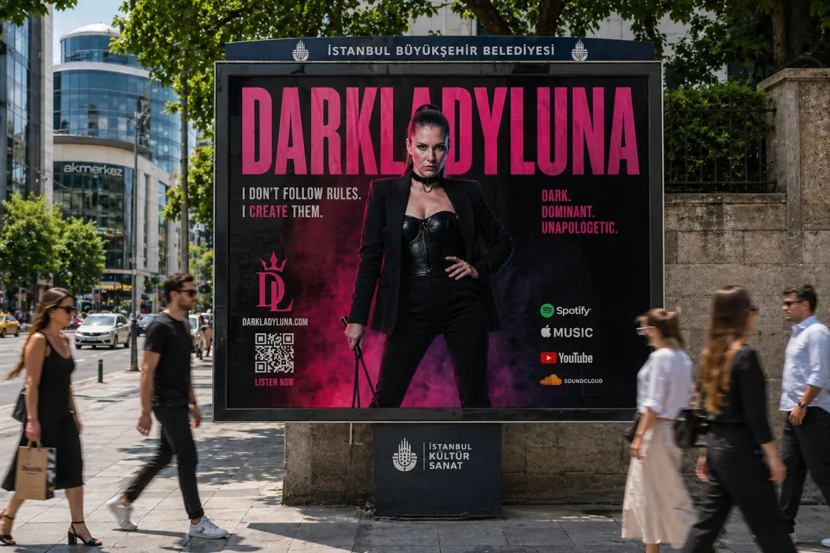 Dark Lady Luna Sahneye Çıkıyor: Femdom Müziğin Yeni Sesi